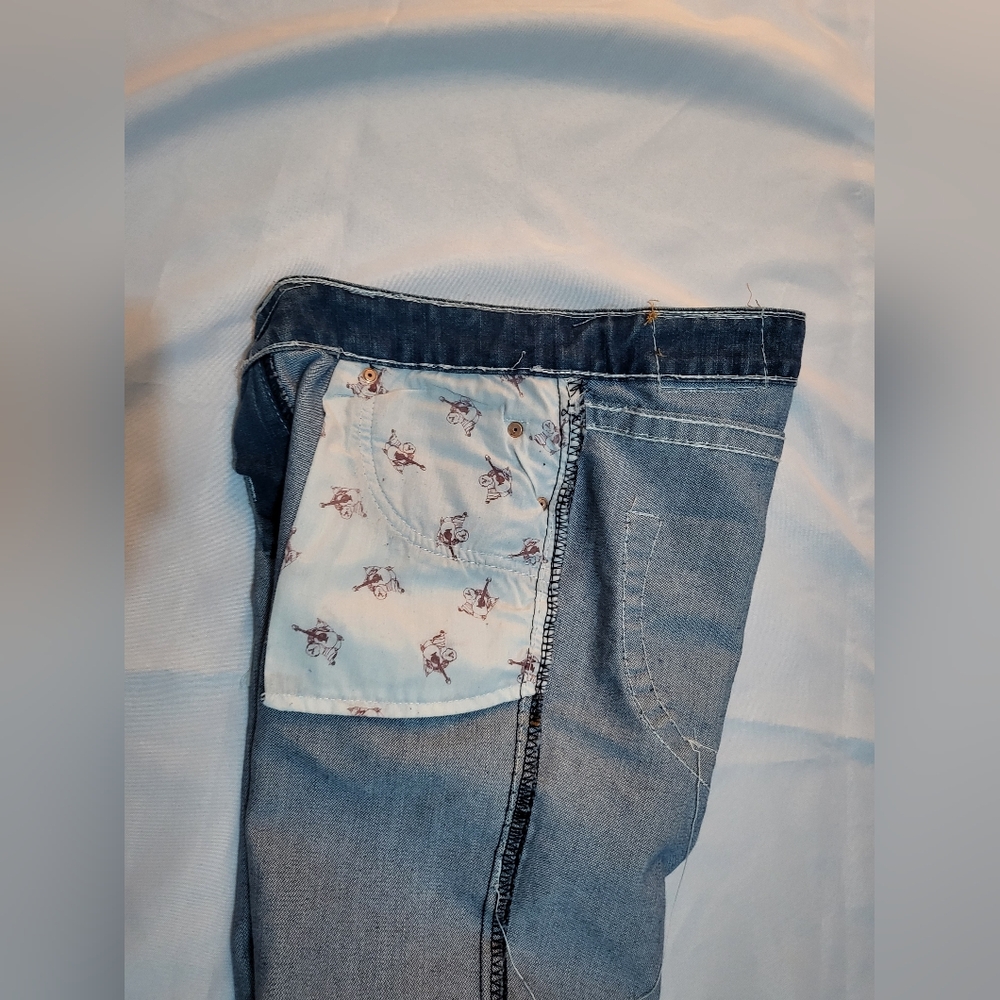 True Religion Blue Jeans Women's with Patchwork Detail